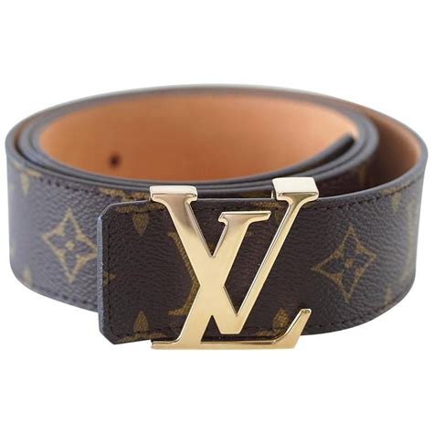 louis vuitton gold belt|louis vuitton unisex belt.